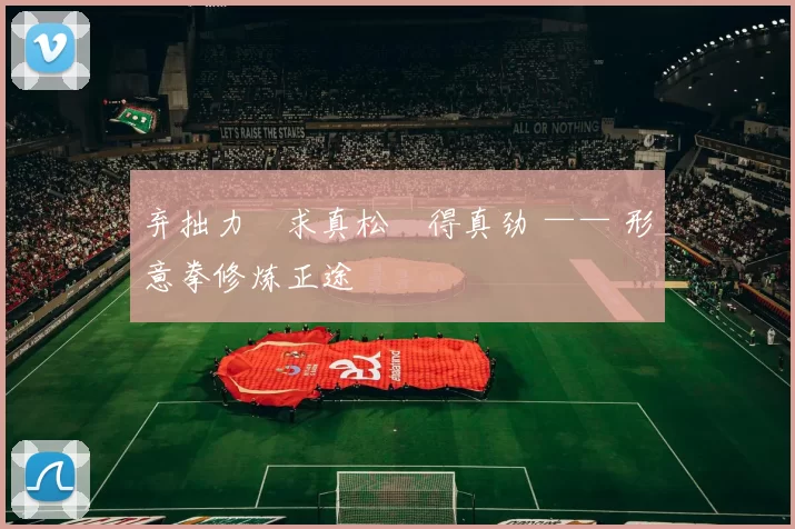 弃拙力・求真松・得真劲 —— 形意拳修炼正途