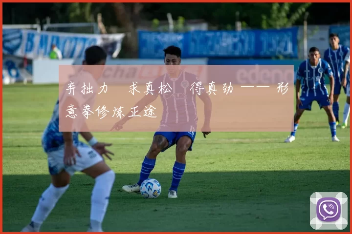 弃拙力・求真松・得真劲 —— 形意拳修炼正途