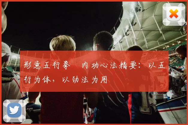 形意五行拳・内功心法精要：以五行为体，以劲法为用