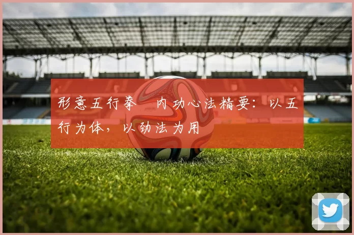 形意五行拳・内功心法精要：以五行为体，以劲法为用