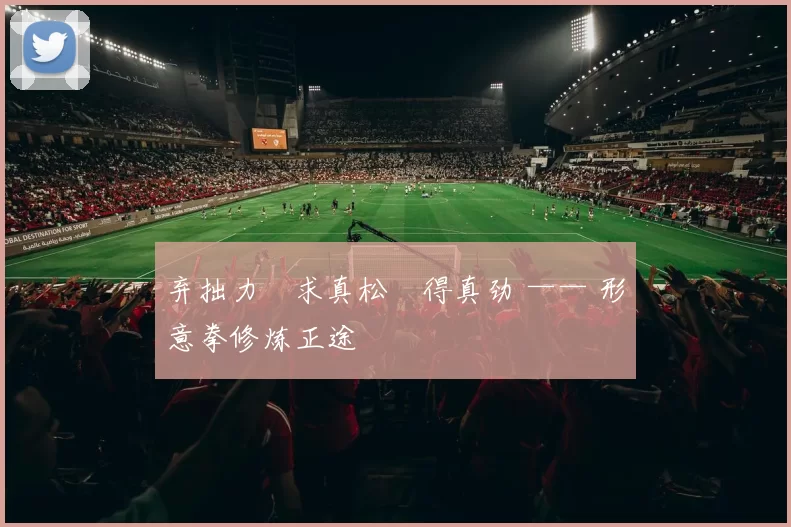 弃拙力・求真松・得真劲 —— 形意拳修炼正途