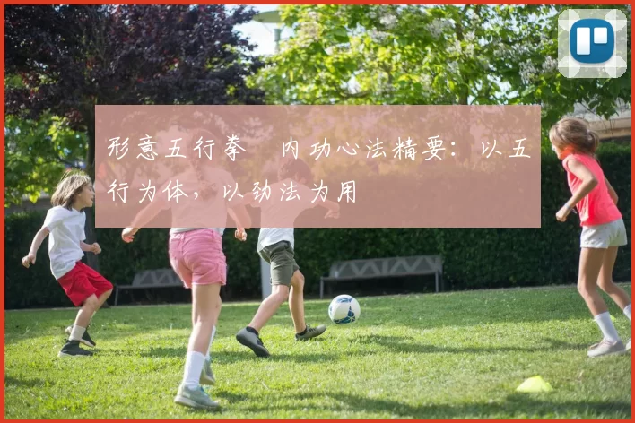 形意五行拳・内功心法精要:以五行为体,以劲法为用