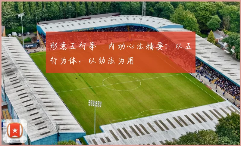 形意五行拳・内功心法精要：以五行为体，以劲法为用
