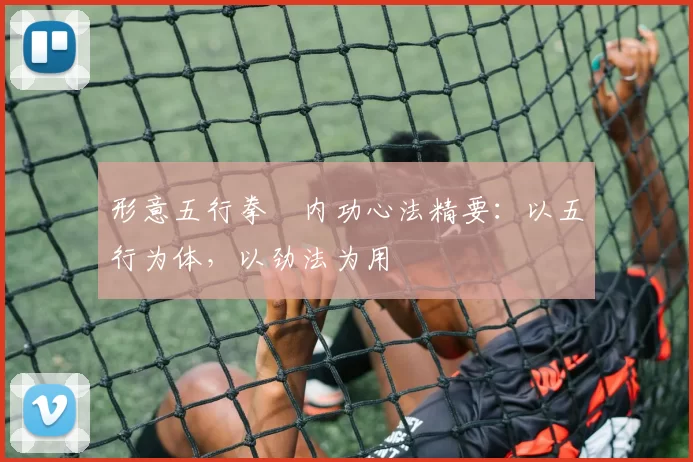 形意五行拳・内功心法精要：以五行为体，以劲法为用