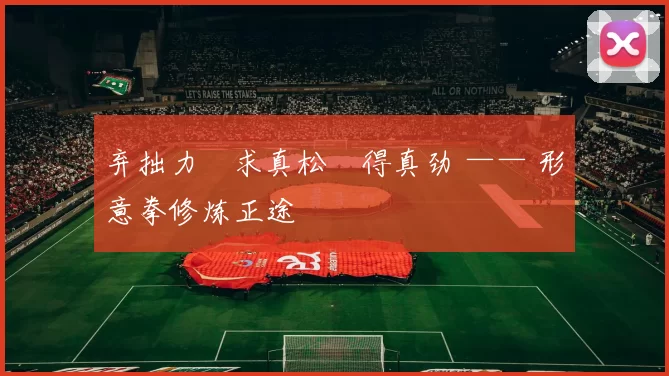 弃拙力・求真松・得真劲 —— 形意拳修炼正途