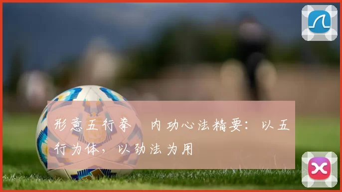 形意五行拳・内功心法精要：以五行为体，以劲法为用