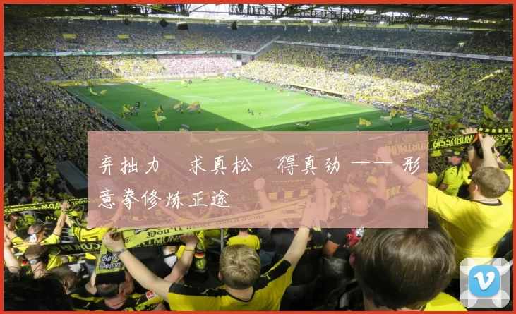 弃拙力・求真松・得真劲 —— 形意拳修炼正途