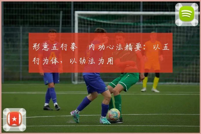 形意五行拳・内功心法精要:以五行为体,以劲法为用