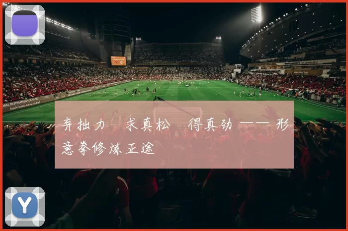 弃拙力・求真松・得真劲 —— 形意拳修炼正途