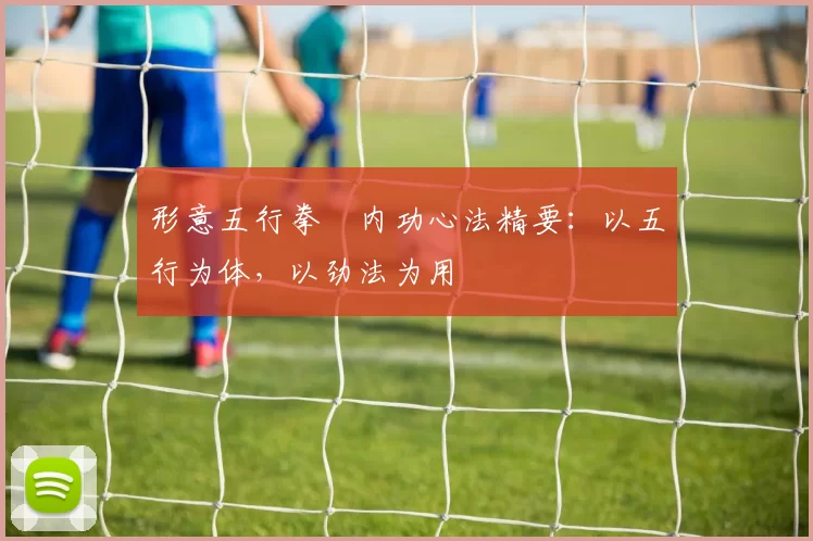 形意五行拳・内功心法精要:以五行为体,以劲法为用