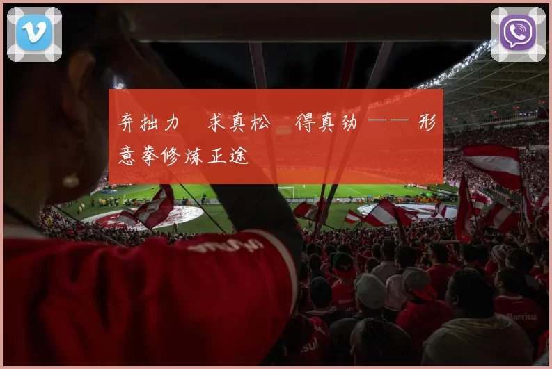 弃拙力・求真松・得真劲 —— 形意拳修炼正途