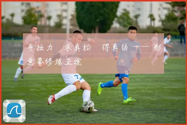 弃拙力・求真松・得真劲 —— 形意拳修炼正途