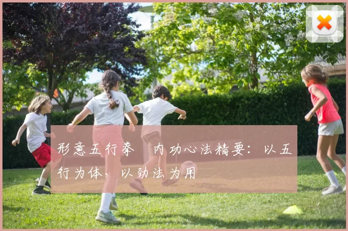 形意五行拳・内功心法精要：以五行为体，以劲法为用