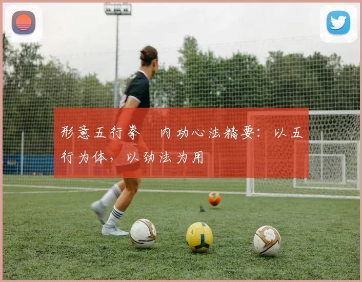 形意五行拳・内功心法精要：以五行为体，以劲法为用