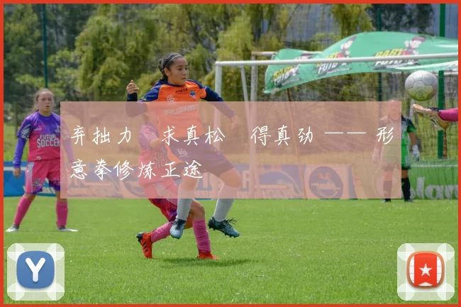 弃拙力・求真松・得真劲 —— 形意拳修炼正途