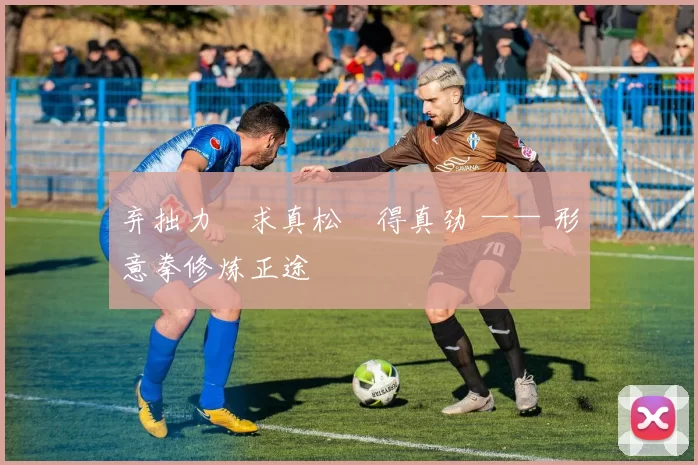 弃拙力・求真松・得真劲 —— 形意拳修炼正途
