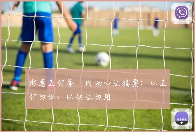 形意五行拳・内功心法精要:以五行为体,以劲法为用