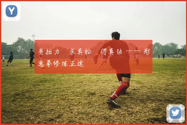 弃拙力・求真松・得真劲 —— 形意拳修炼正途