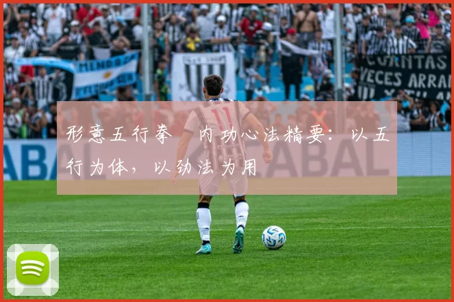 形意五行拳・内功心法精要：以五行为体，以劲法为用