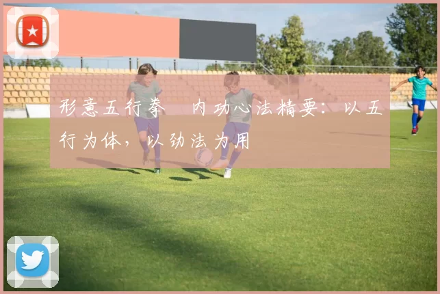 形意五行拳・内功心法精要：以五行为体，以劲法为用