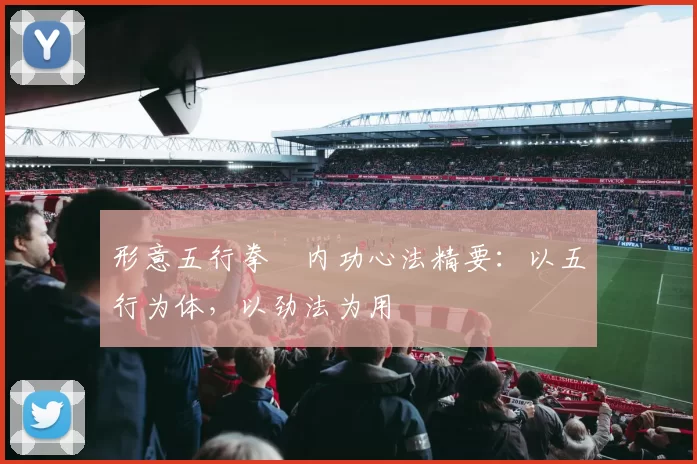 形意五行拳・内功心法精要:以五行为体,以劲法为用