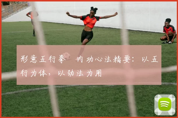 形意五行拳・内功心法精要：以五行为体，以劲法为用