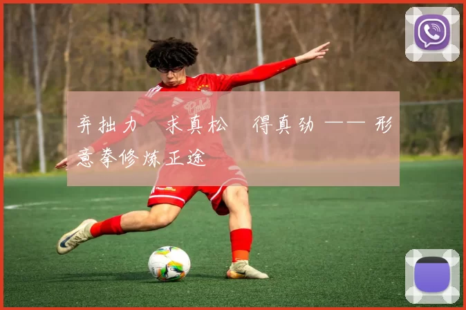 弃拙力・求真松・得真劲 —— 形意拳修炼正途