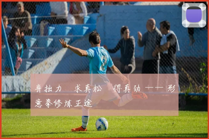 弃拙力・求真松・得真劲 —— 形意拳修炼正途