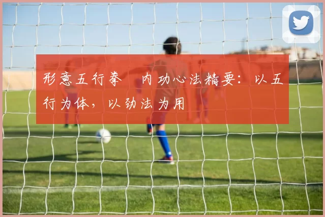形意五行拳・内功心法精要：以五行为体，以劲法为用