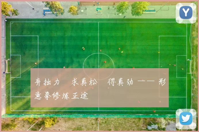 弃拙力・求真松・得真劲 —— 形意拳修炼正途