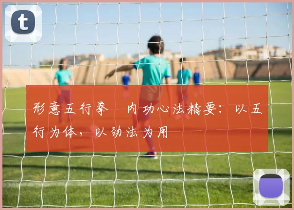 形意五行拳・内功心法精要：以五行为体，以劲法为用