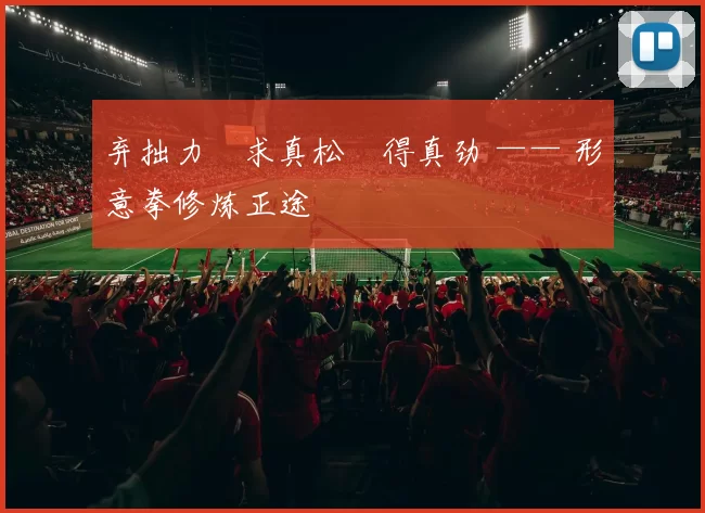 弃拙力・求真松・得真劲 —— 形意拳修炼正途