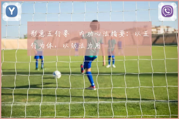 形意五行拳・内功心法精要：以五行为体，以劲法为用