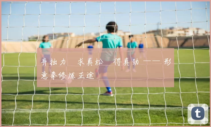 弃拙力・求真松・得真劲 —— 形意拳修炼正途