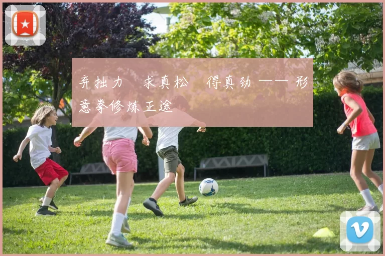 弃拙力・求真松・得真劲 —— 形意拳修炼正途