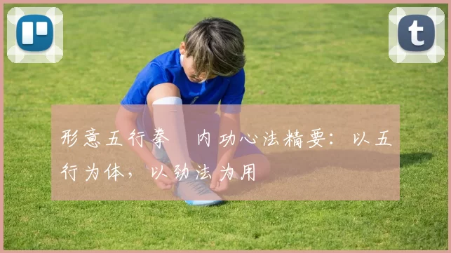 形意五行拳・内功心法精要：以五行为体，以劲法为用