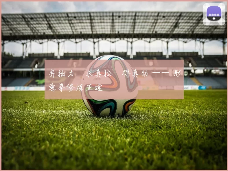 弃拙力・求真松・得真劲 —— 形意拳修炼正途