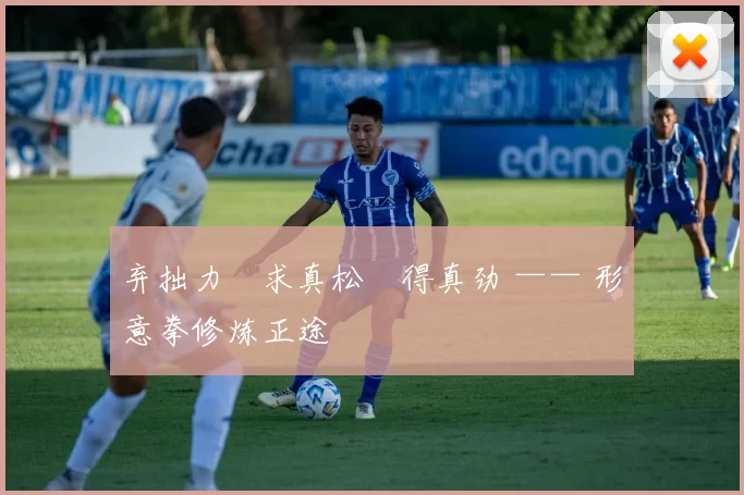 弃拙力・求真松・得真劲 —— 形意拳修炼正途