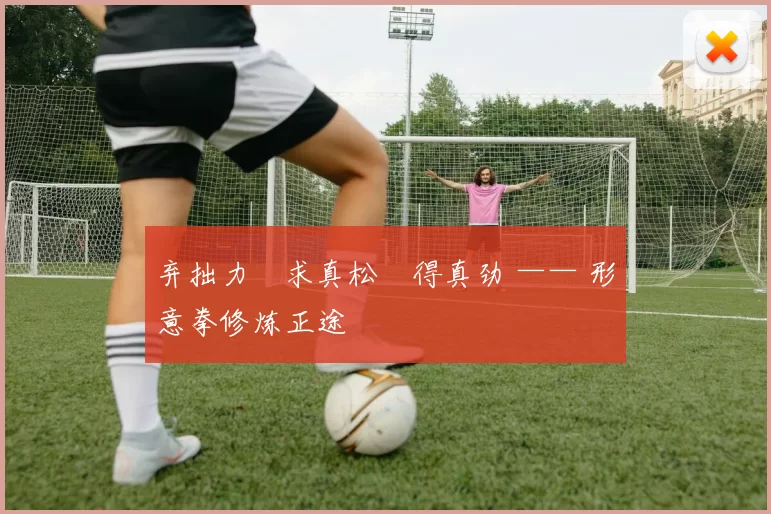 弃拙力・求真松・得真劲 —— 形意拳修炼正途