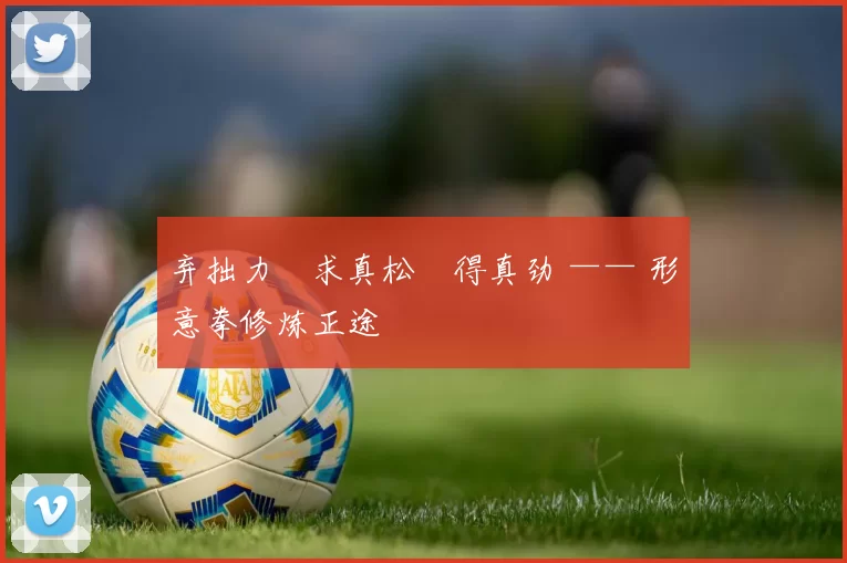 弃拙力・求真松・得真劲 —— 形意拳修炼正途