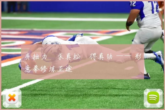 弃拙力・求真松・得真劲 —— 形意拳修炼正途