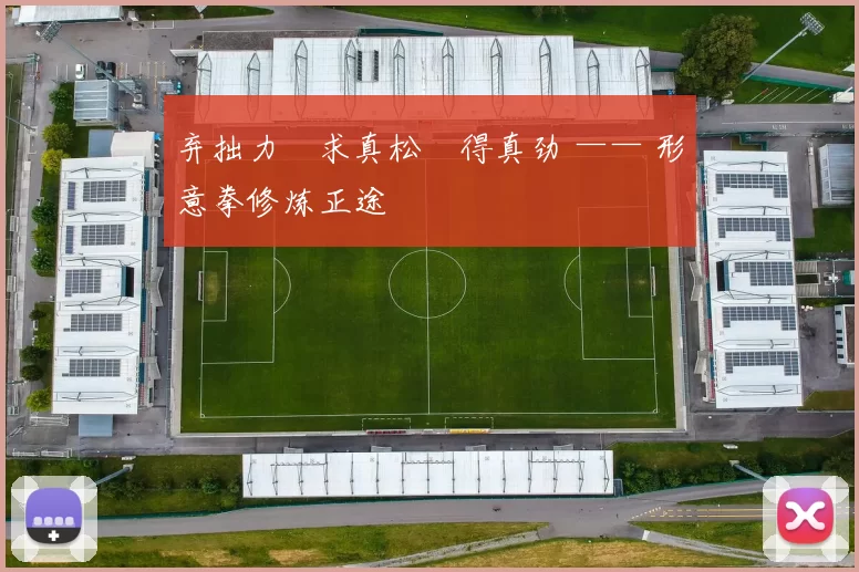 弃拙力・求真松・得真劲 —— 形意拳修炼正途