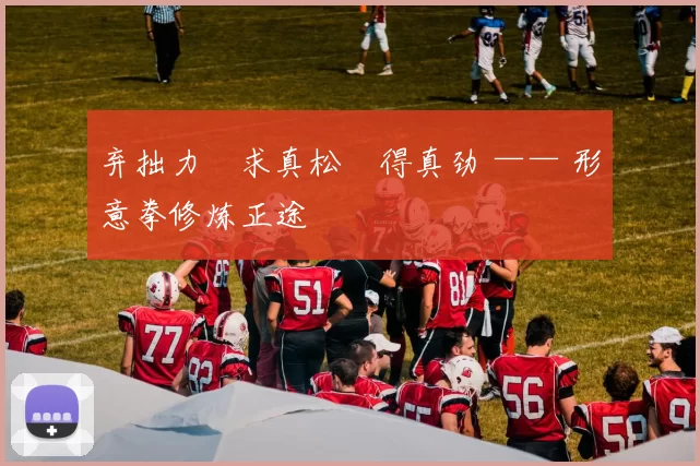 弃拙力・求真松・得真劲 —— 形意拳修炼正途