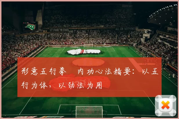 形意五行拳・内功心法精要：以五行为体，以劲法为用