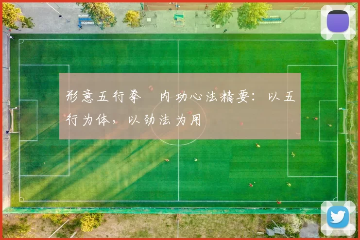 形意五行拳・内功心法精要:以五行为体,以劲法为用