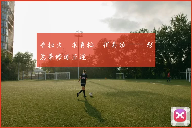 弃拙力・求真松・得真劲 —— 形意拳修炼正途