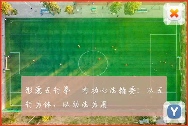 形意五行拳・内功心法精要：以五行为体，以劲法为用