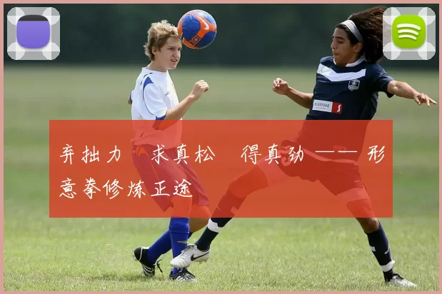 弃拙力・求真松・得真劲 —— 形意拳修炼正途