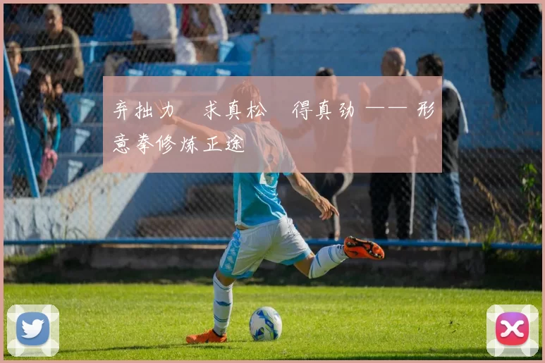 弃拙力・求真松・得真劲 —— 形意拳修炼正途