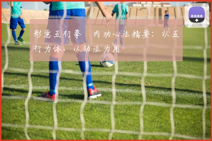 形意五行拳・内功心法精要:以五行为体,以劲法为用